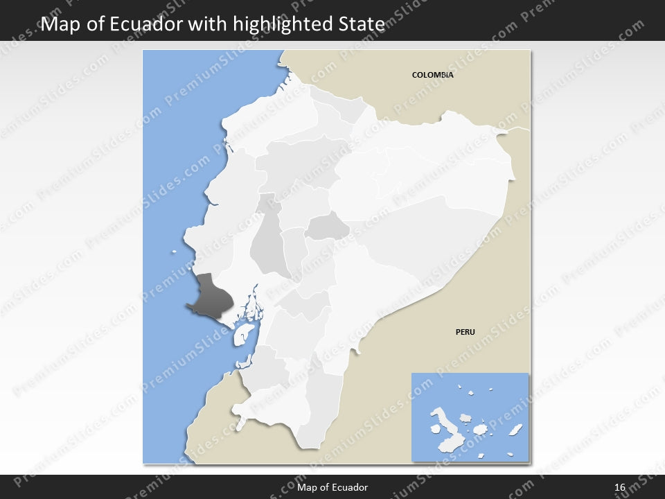 powerpoint map ecuador