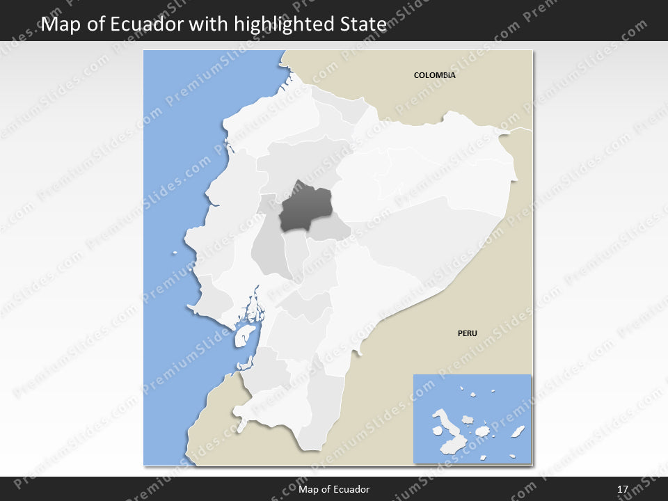 powerpoint map ecuador