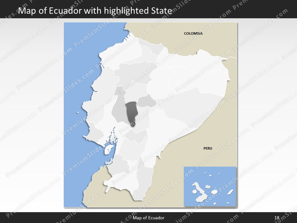 powerpoint map ecuador