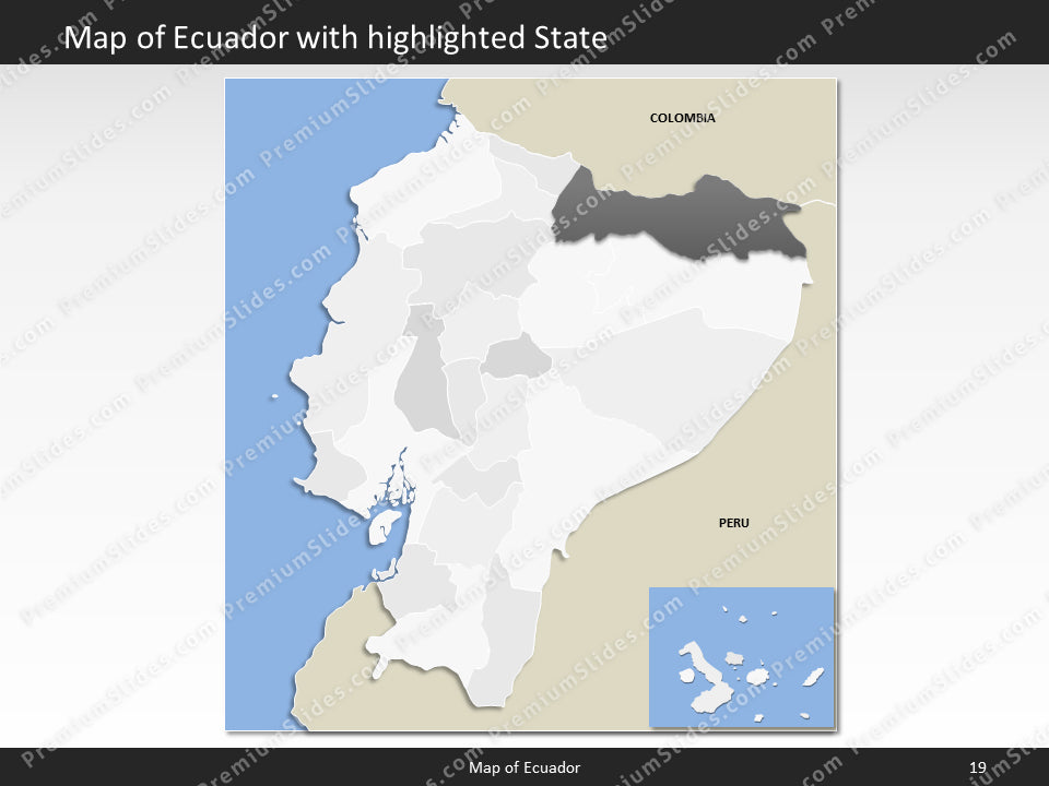 powerpoint map ecuador