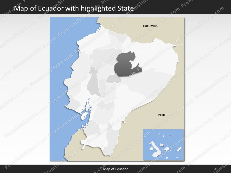 powerpoint map ecuador