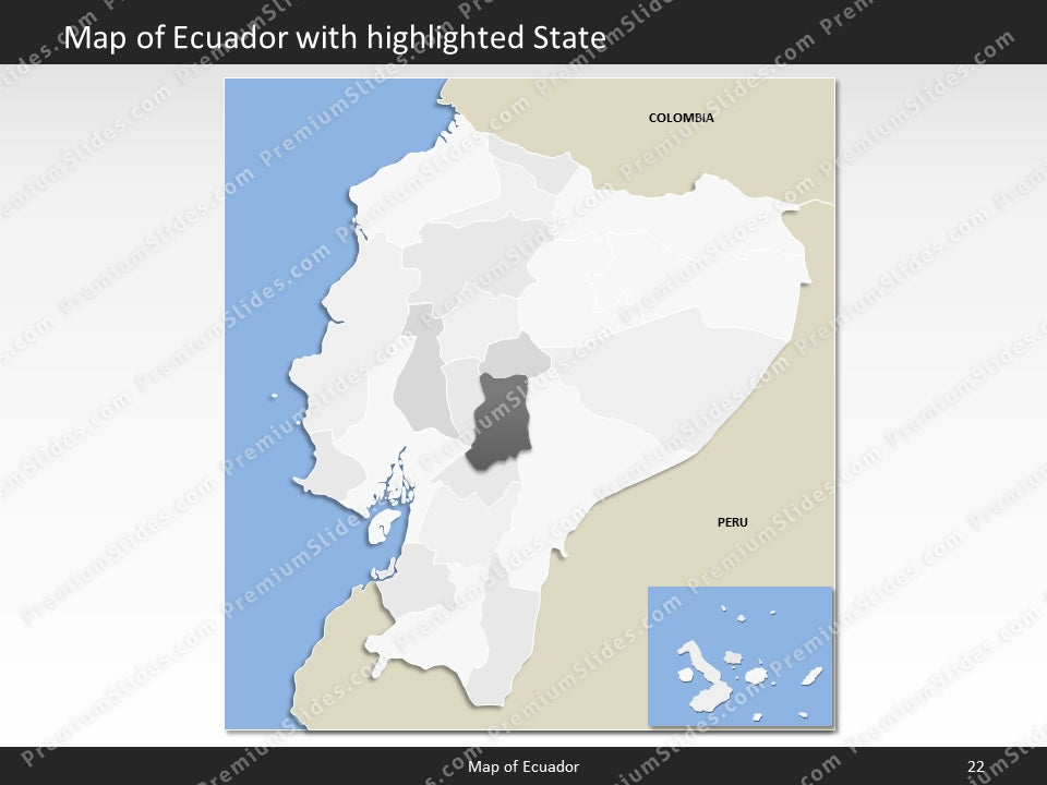 powerpoint map ecuador