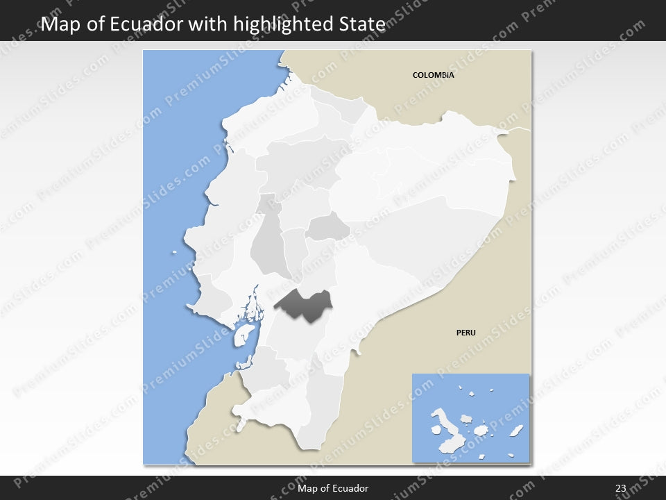 powerpoint map ecuador