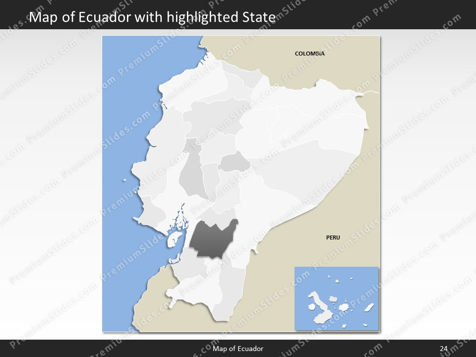 powerpoint map ecuador