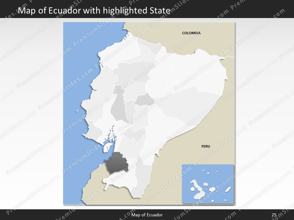 powerpoint map ecuador