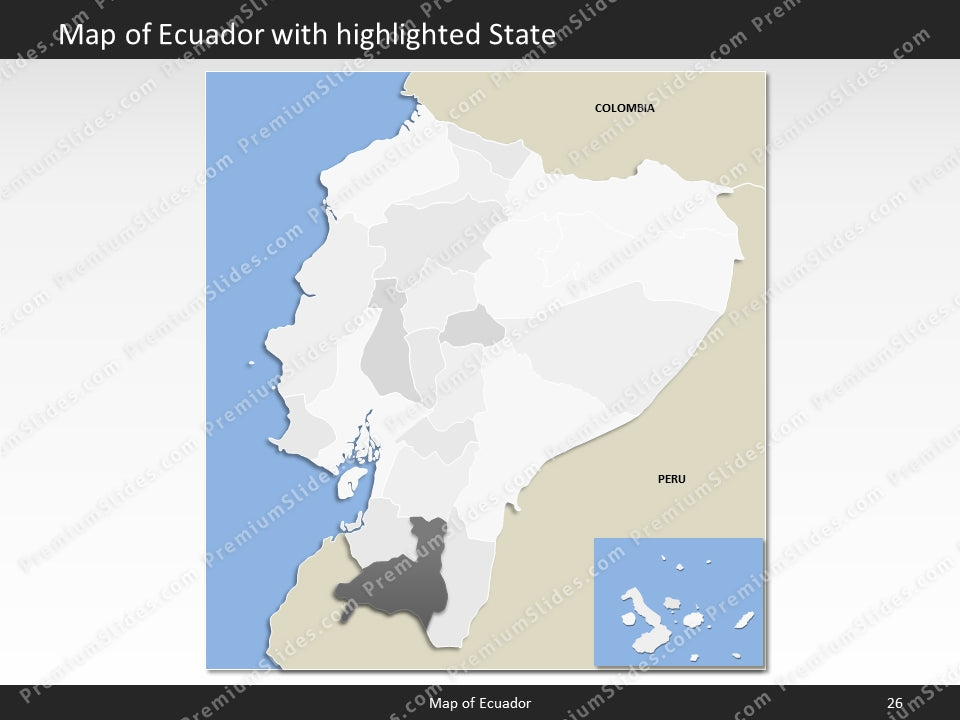 powerpoint map ecuador