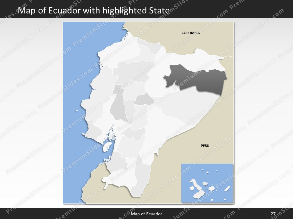powerpoint map ecuador