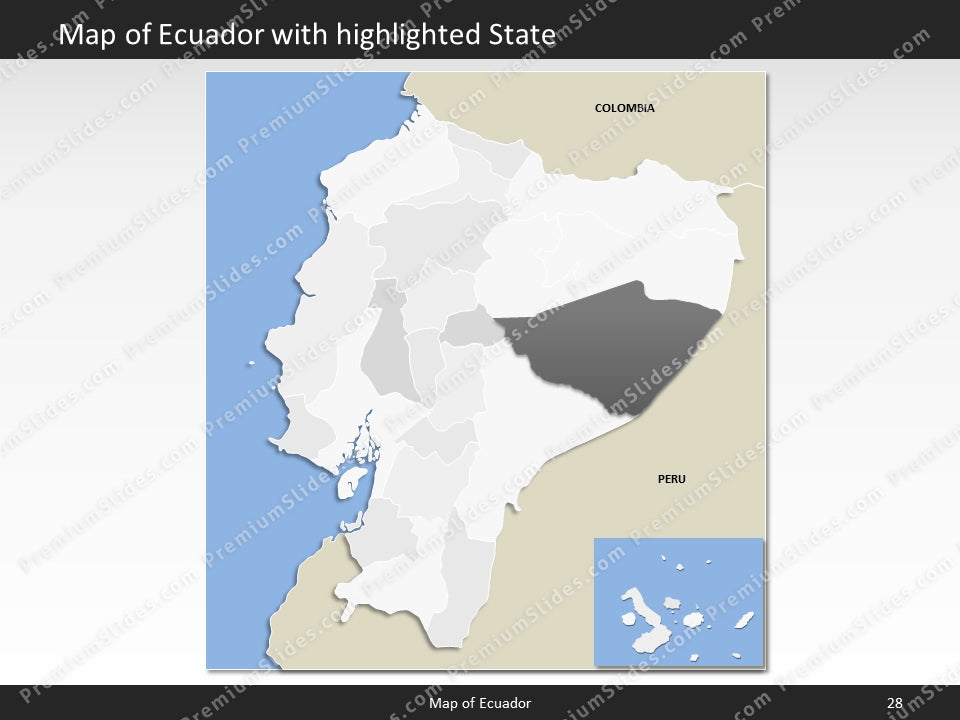 powerpoint map ecuador