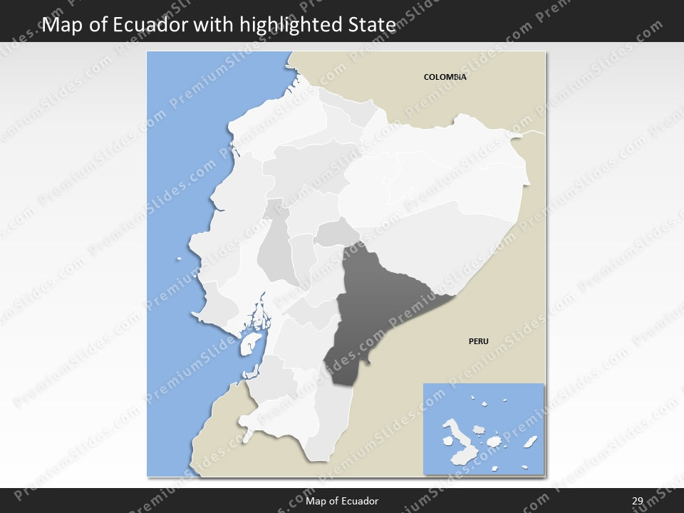 powerpoint map ecuador