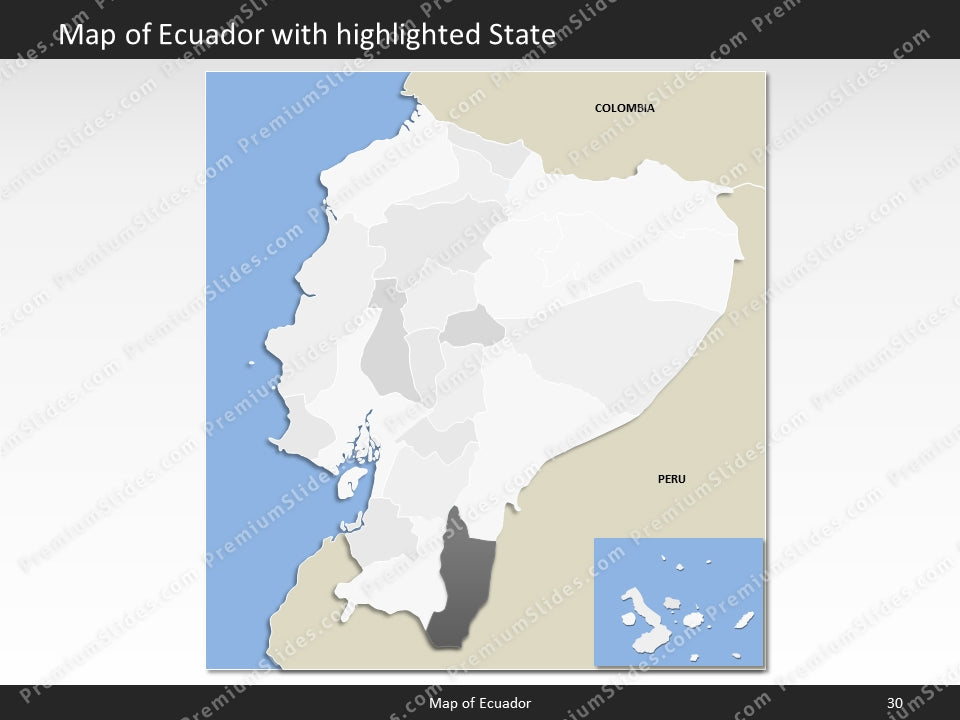 powerpoint map ecuador