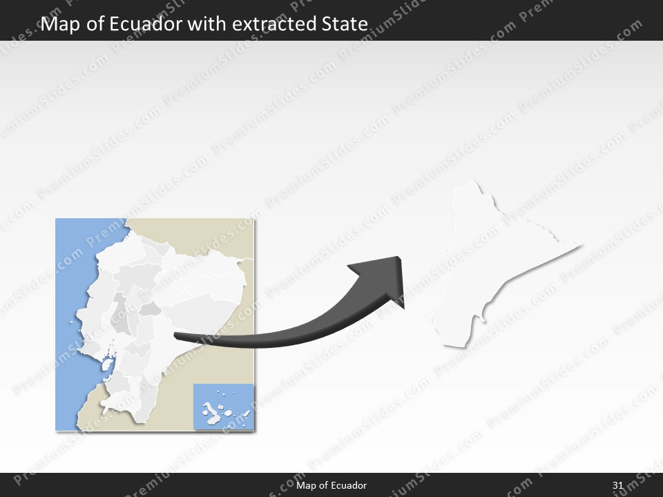 powerpoint map ecuador