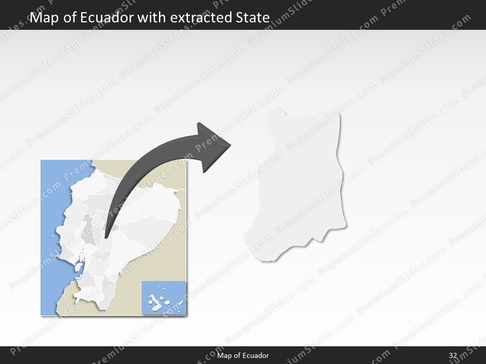 powerpoint map ecuador