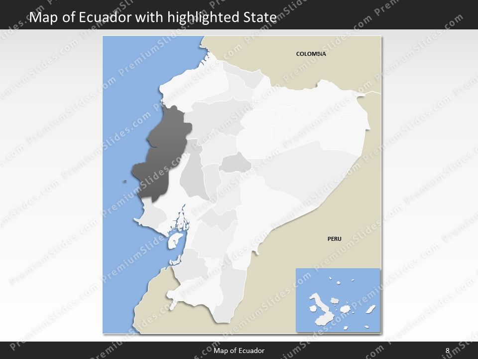 powerpoint map ecuador