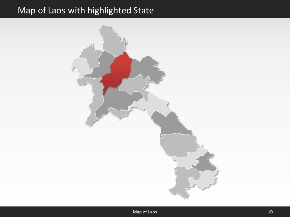 powerpoint map laos