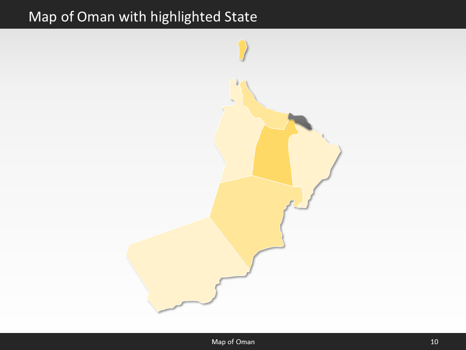 powerpoint map oman