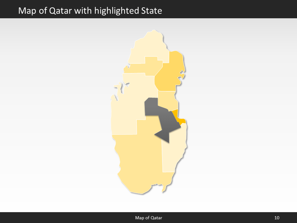powerpoint map qatar