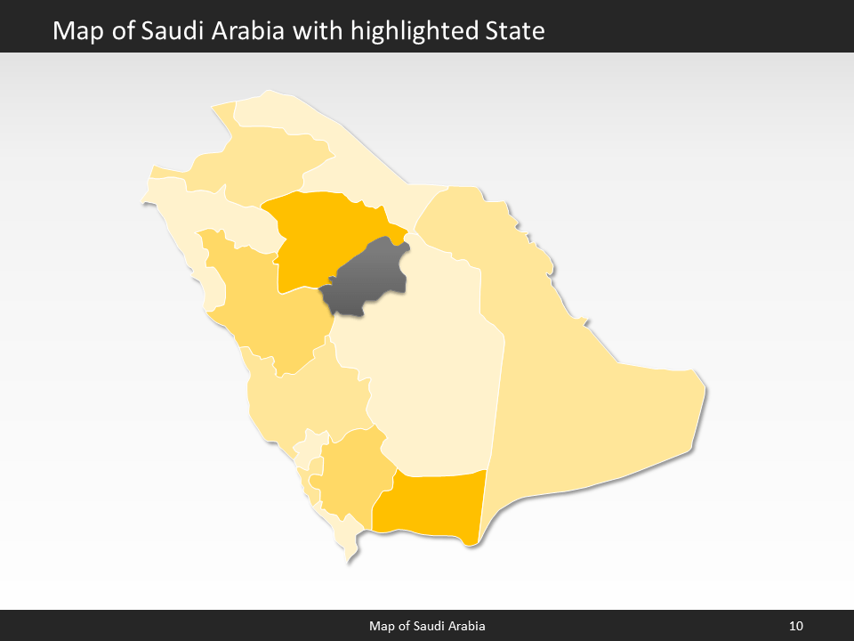 powerpoint map saudi arabia