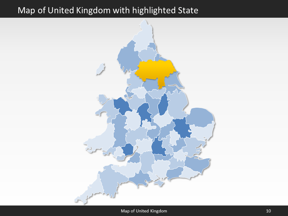 powerpoint map united kingdom