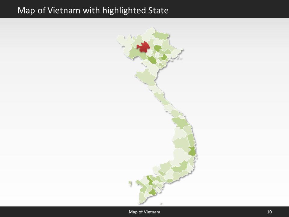 powerpoint map vietnam