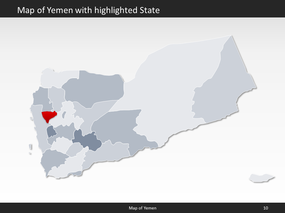 powerpoint map yemen