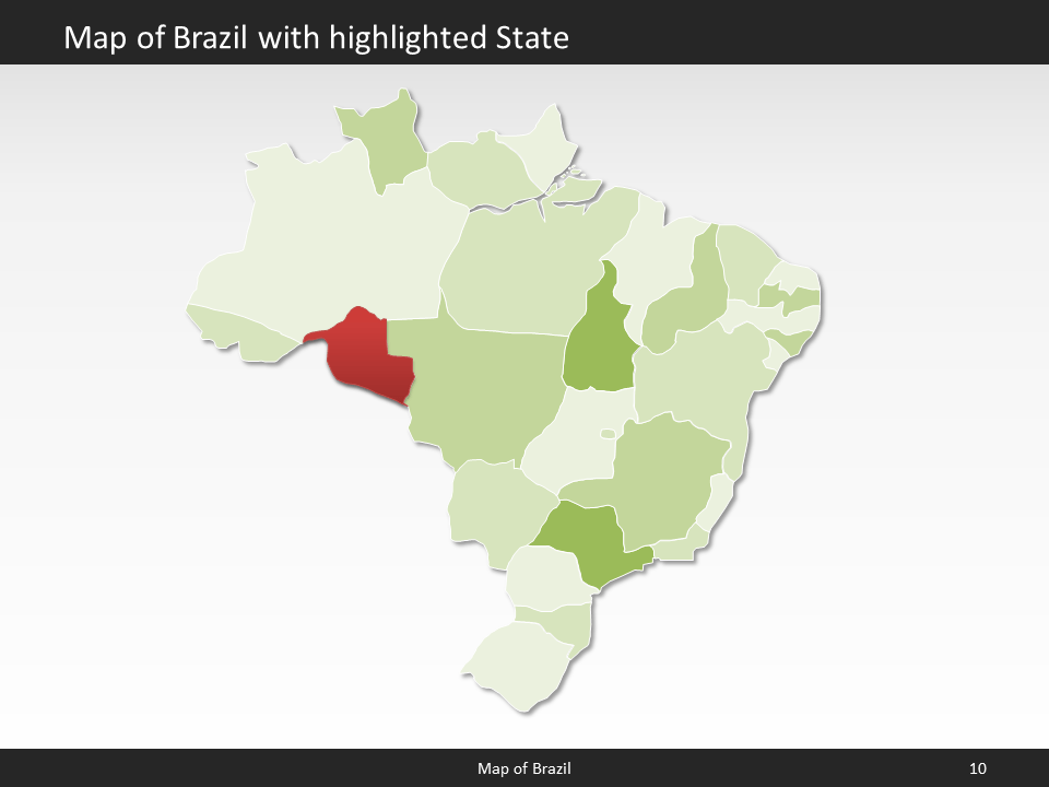 powerpoint map brazil