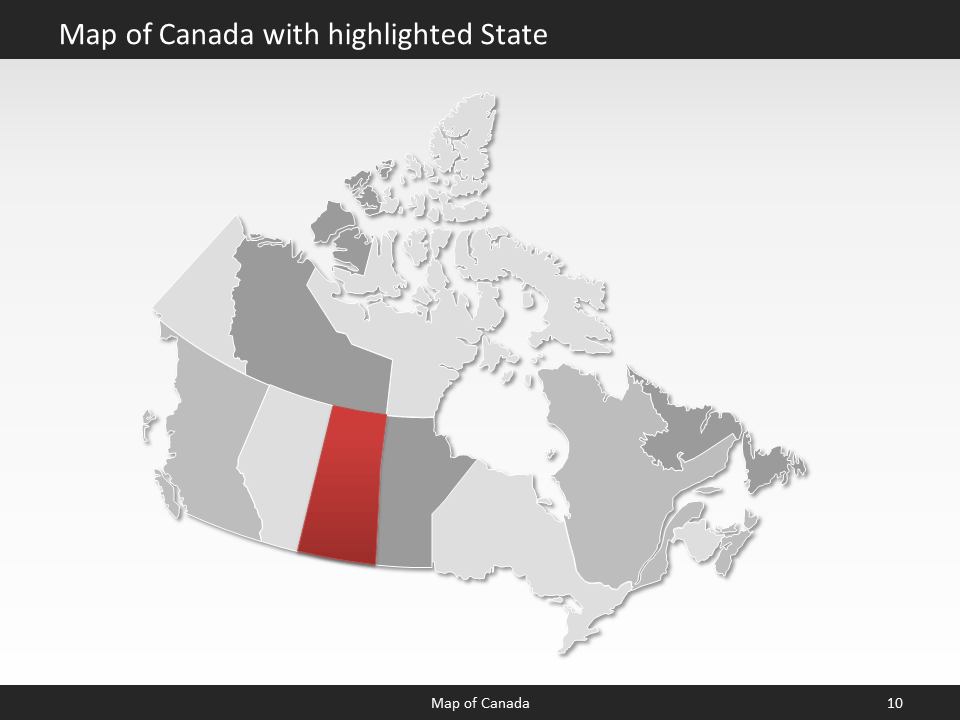 powerpoint map canada