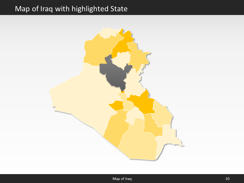 powerpoint map iraq