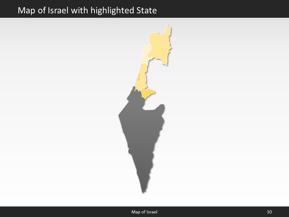 powerpoint map israel