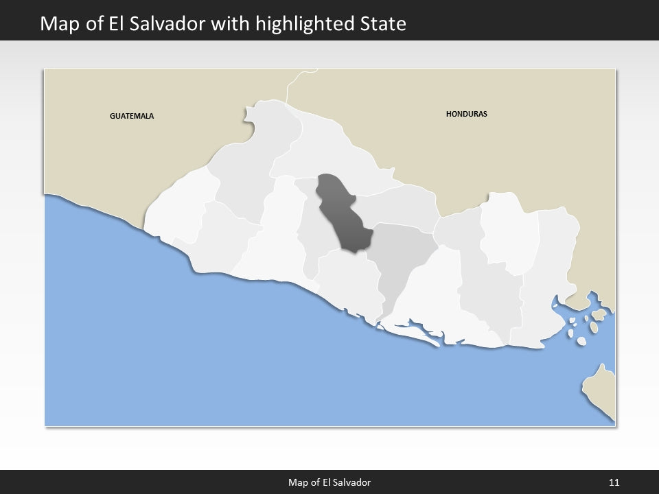 powerpoint map el salvador