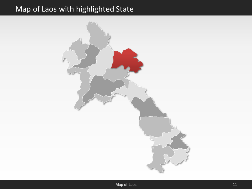 powerpoint map laos