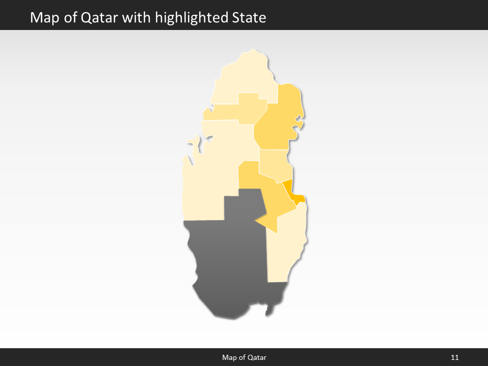 powerpoint map qatar