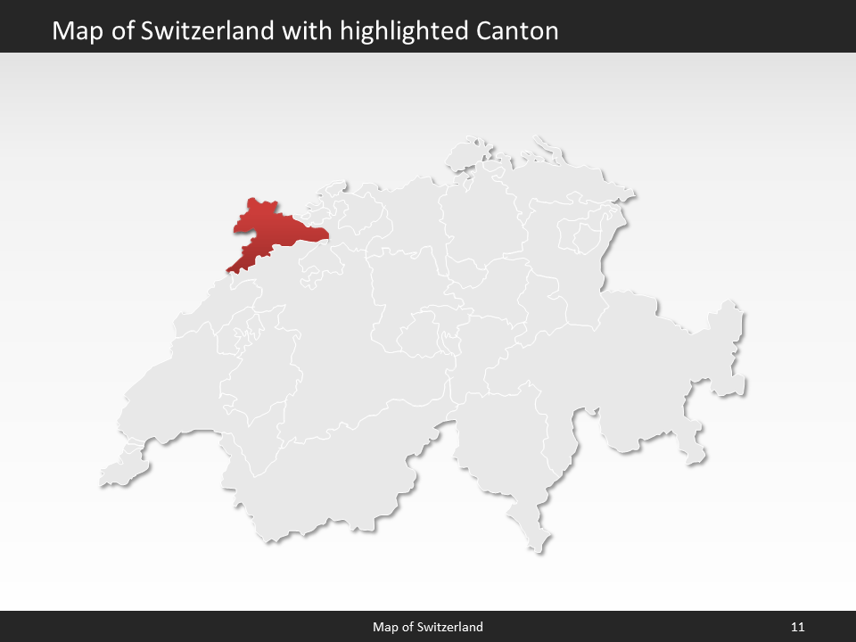 powerpoint map switzerland