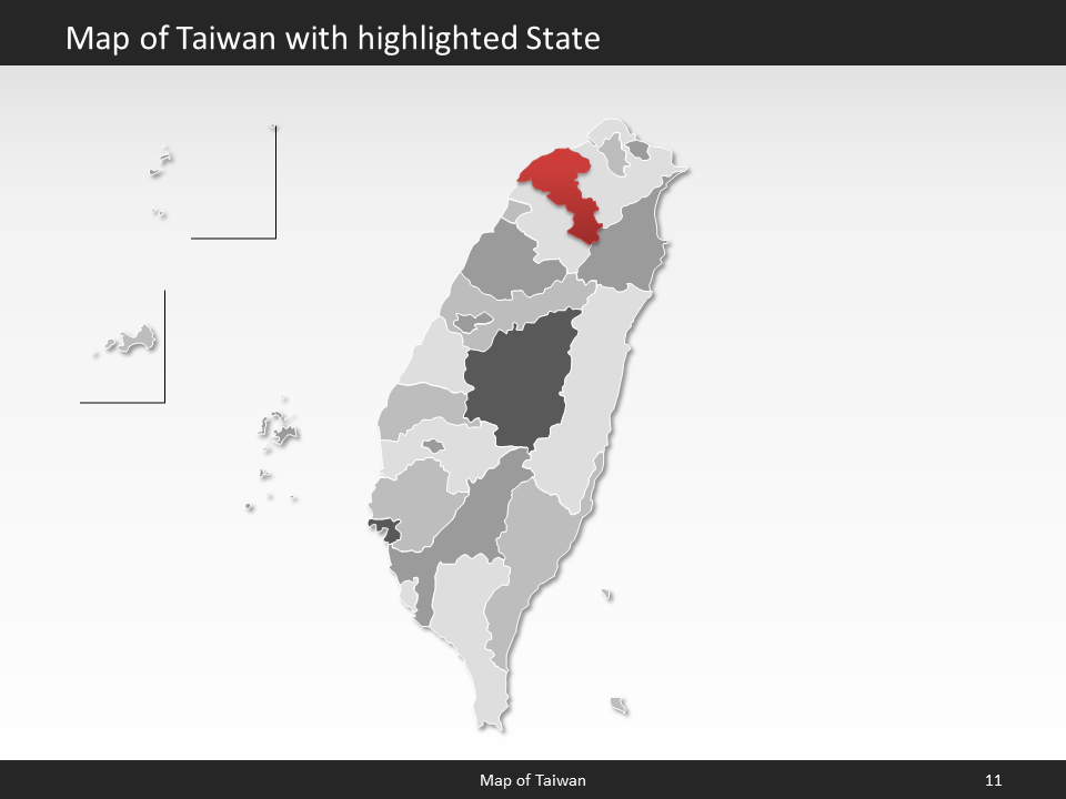 powerpoint map taiwan