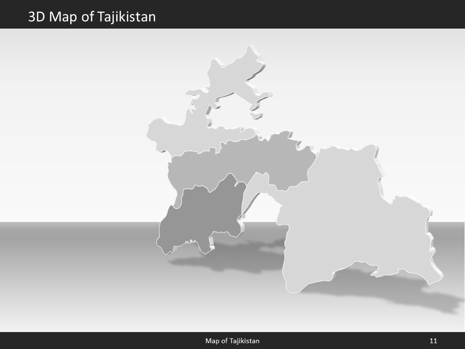 powerpoint map tajikistan