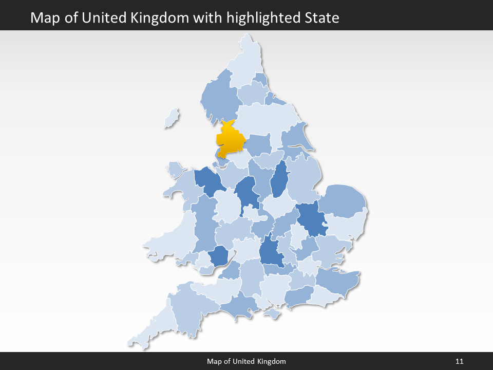 powerpoint map united kingdom