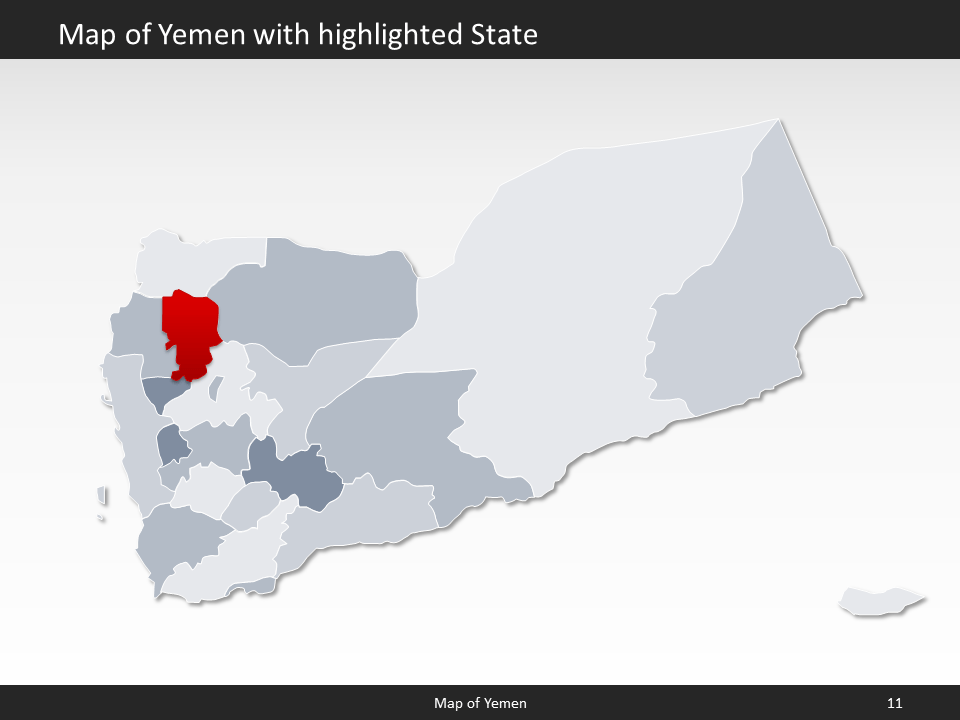 powerpoint map yemen