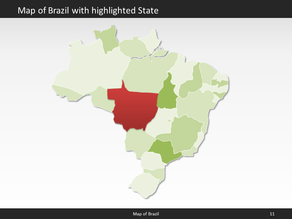 powerpoint map brazil