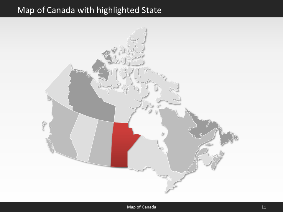 powerpoint map canada