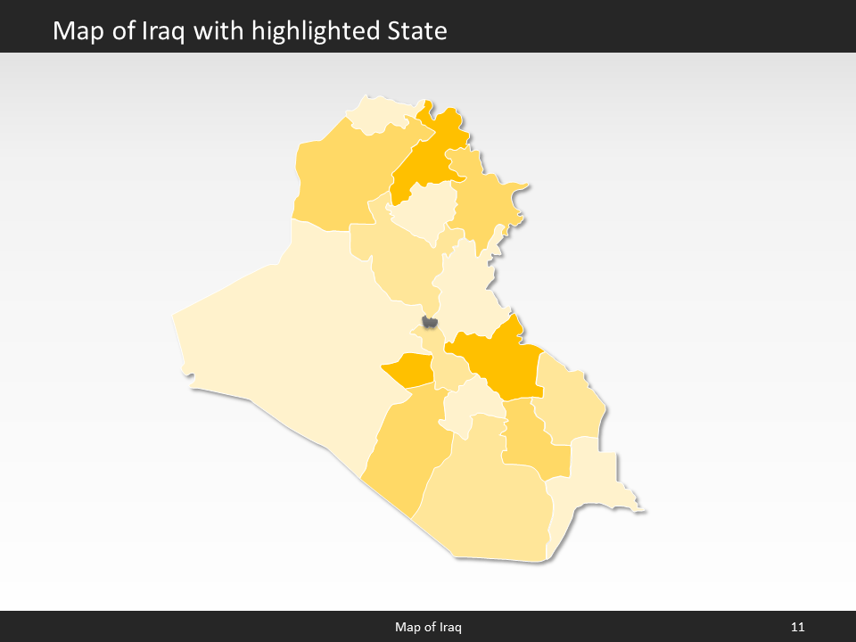 powerpoint map iraq