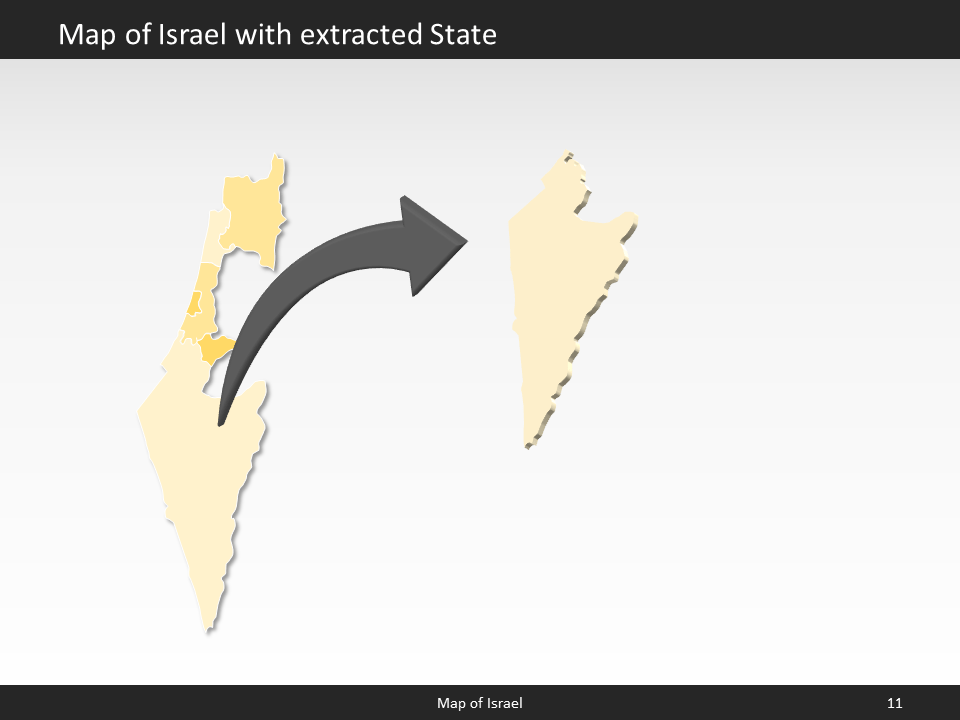 powerpoint map israel