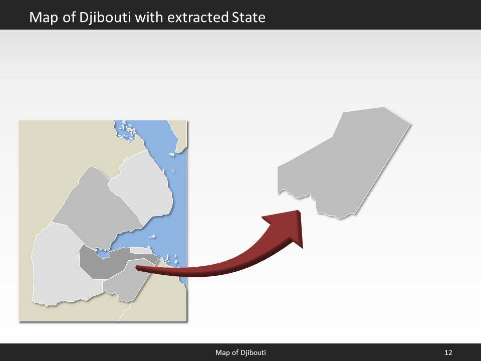 powerpoint map djibouti
