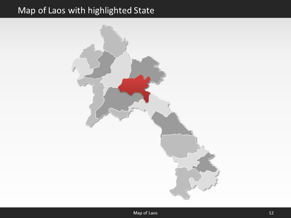 powerpoint map laos