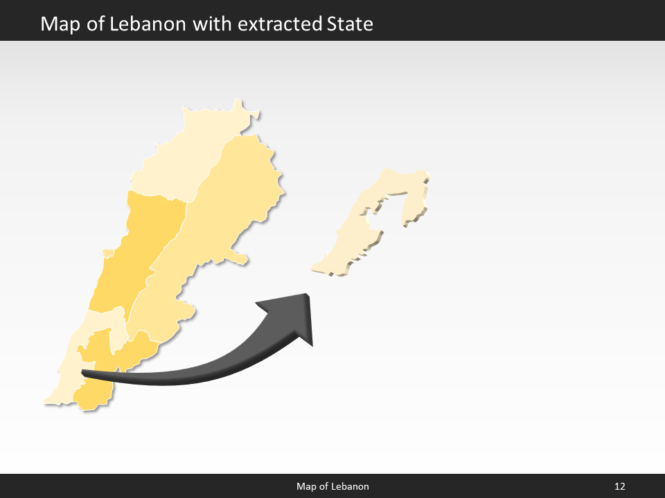 powerpoint map lebanon