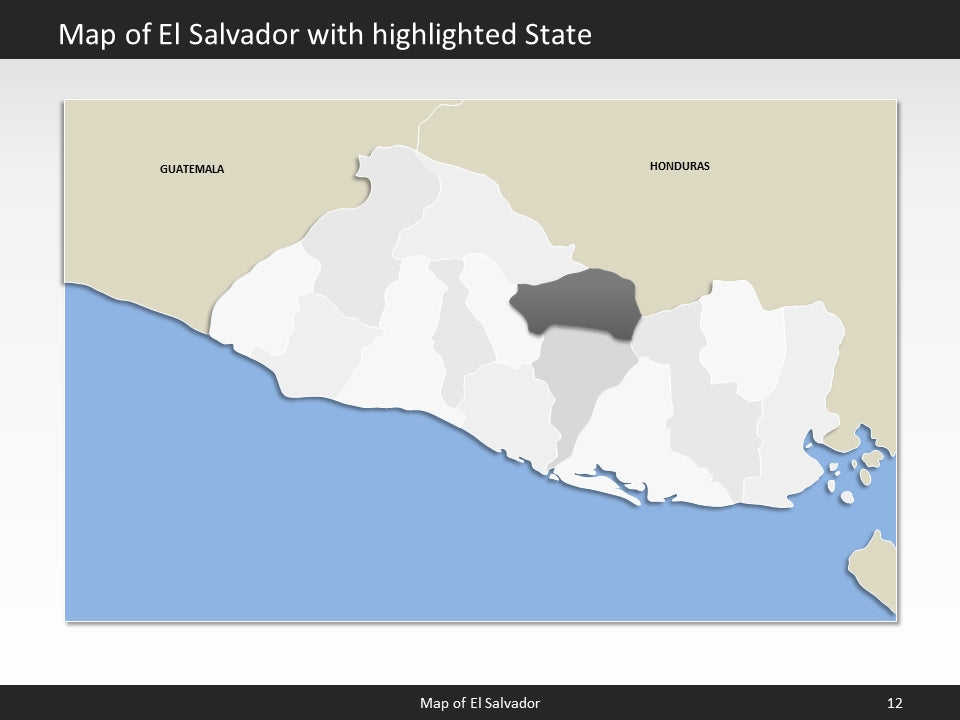 powerpoint map el salvador