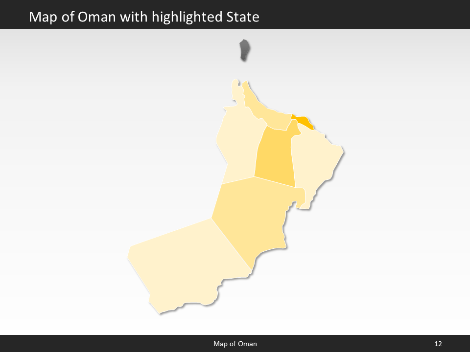 powerpoint map oman