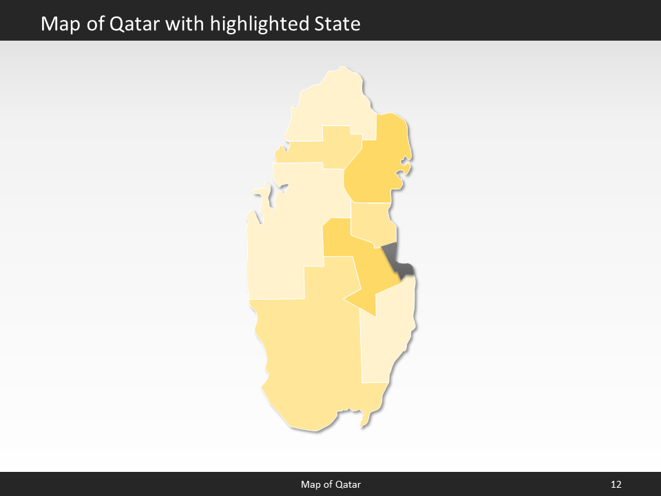 powerpoint map qatar