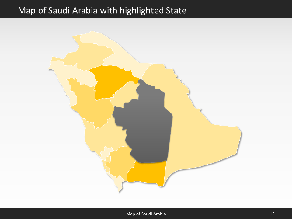 powerpoint map saudi arabia