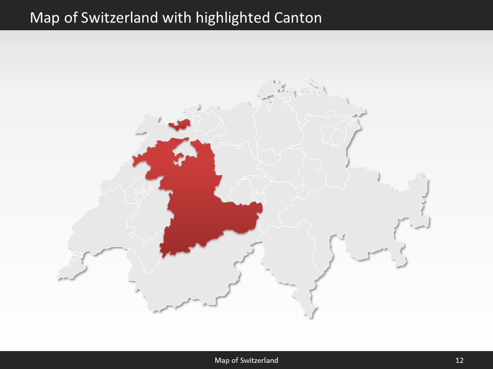 powerpoint map switzerland