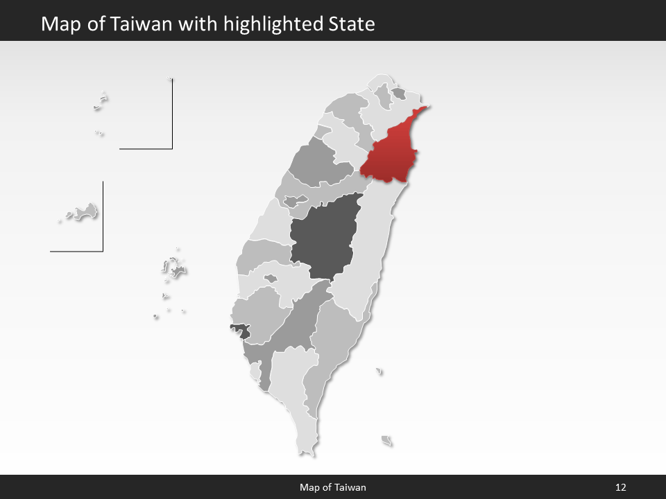 powerpoint map taiwan