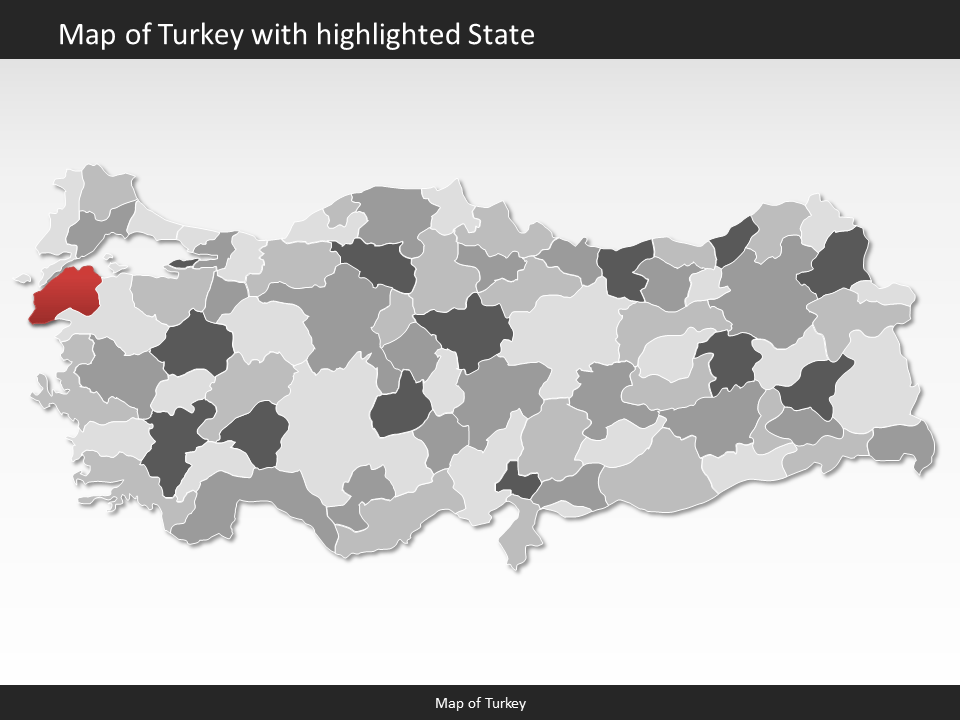 powerpoint map turkey